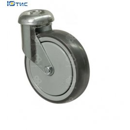 Колеса для покупательских тележек поворотные Серия 14 Norma S с отверстием